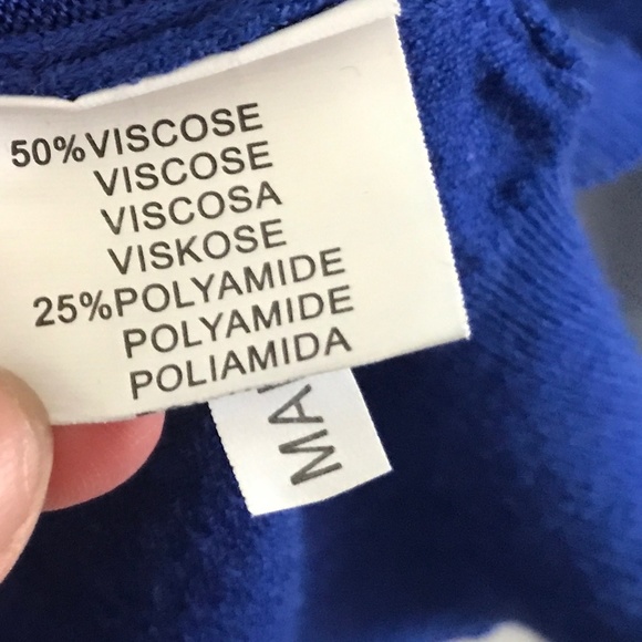 Y2k Whoo Blue Longsleeve Sweater - Women Size S - Picture 6 of 6